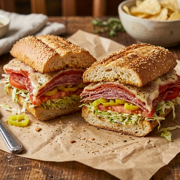 Italian Sub on Fresh Baked Bread